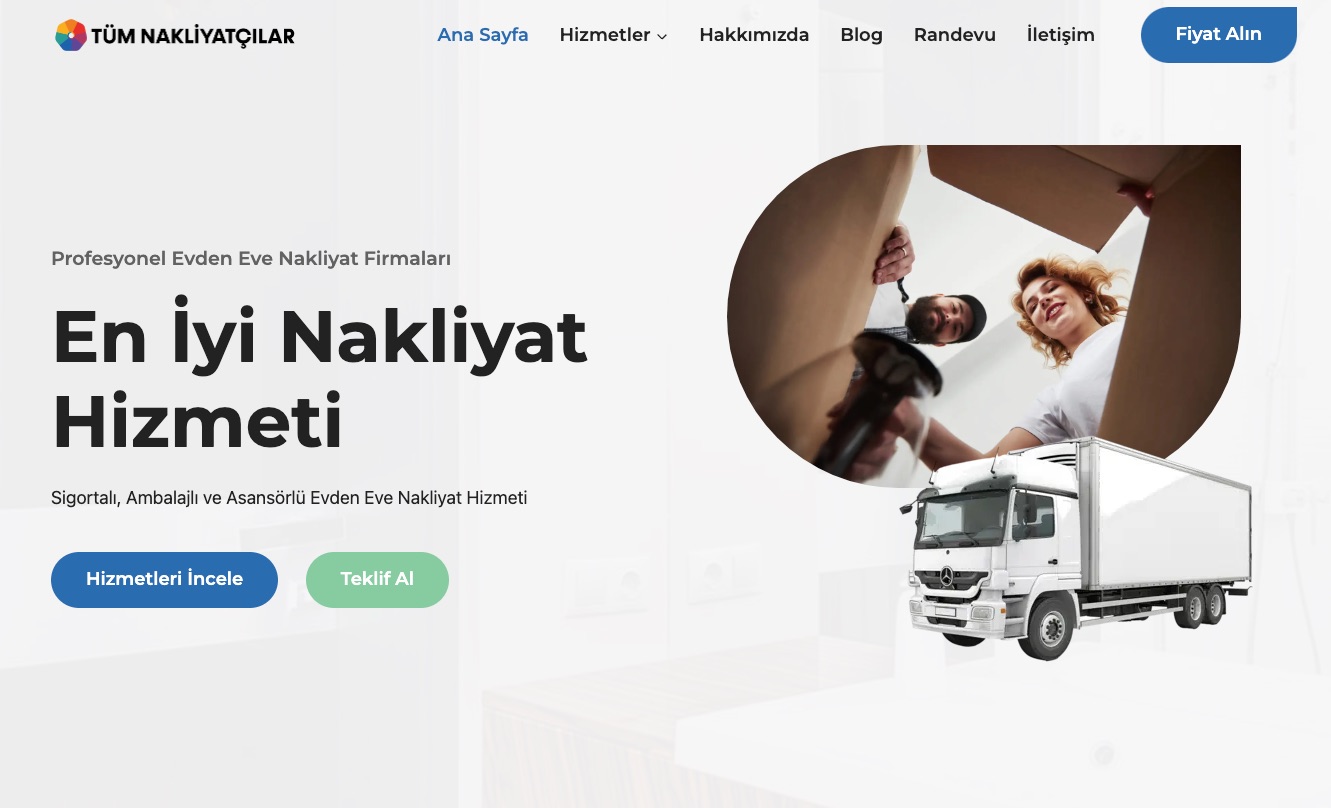 Nakliyat web sitesi