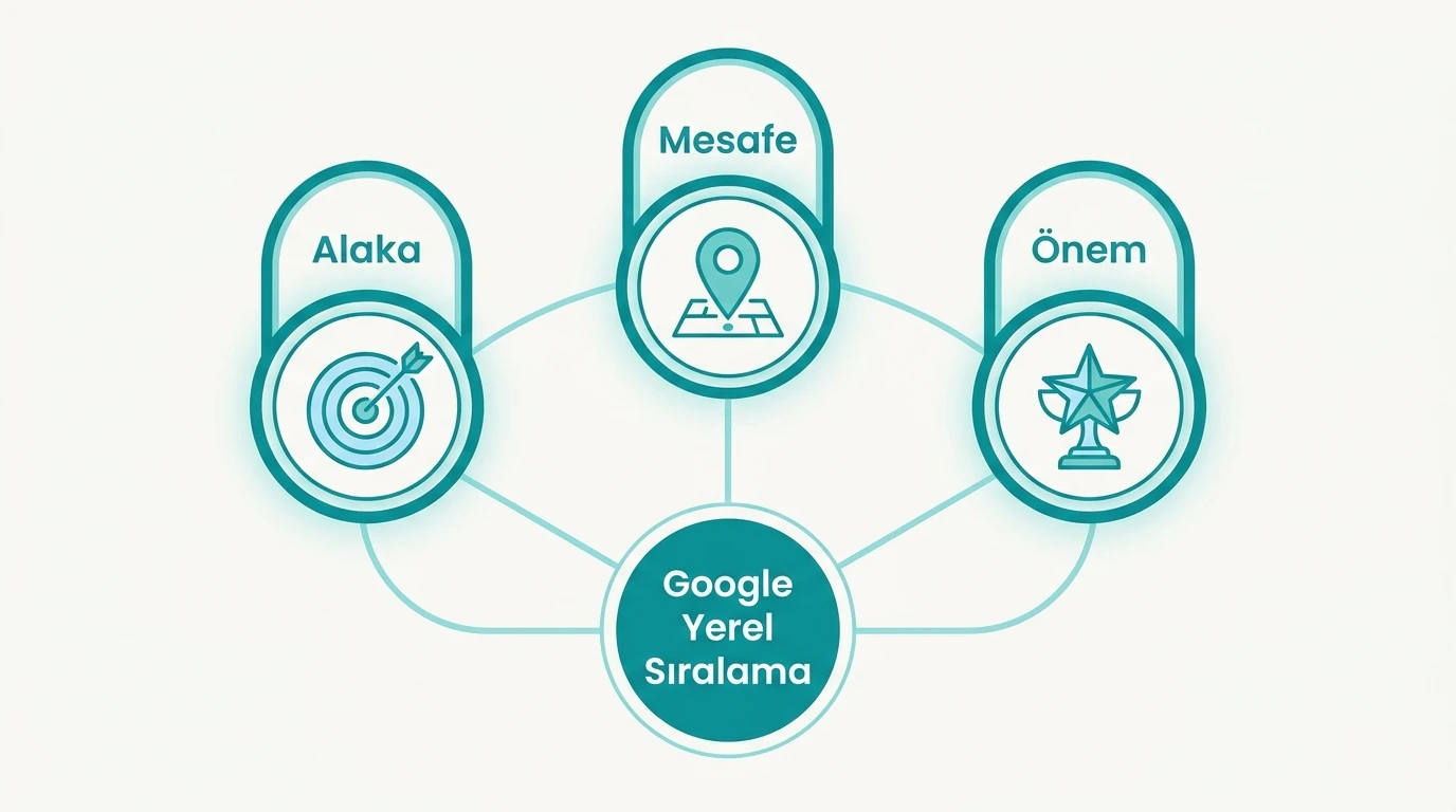 Google Yerel Sıralama Faktörleri - Alaka, Mesafe, Önem